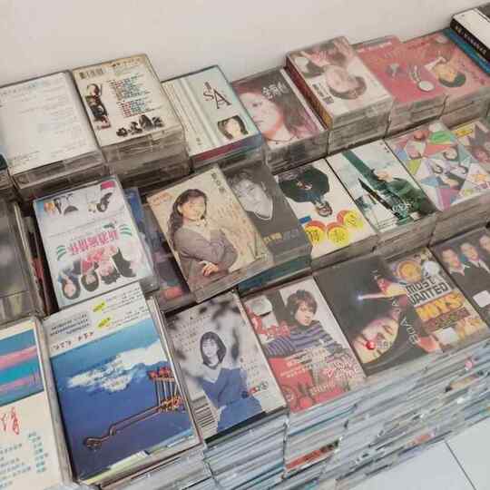 Tape pop music nostalgic old-fashioned 8090s classic Hong Kong, Taiwan, mainland Europe and the United States song music tape
