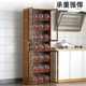 Kitchen microwave oven storage rack floor-standing multi-layer oven dish storage rack European-style cabinet household storage cabinet