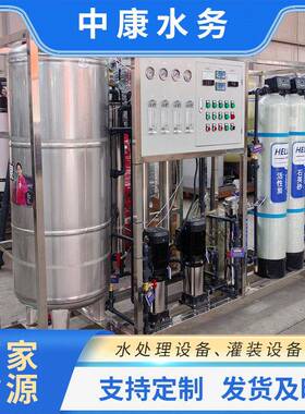 厂家现货0.25-50吨双级反渗透水处理设备工业全自动RO净水设备