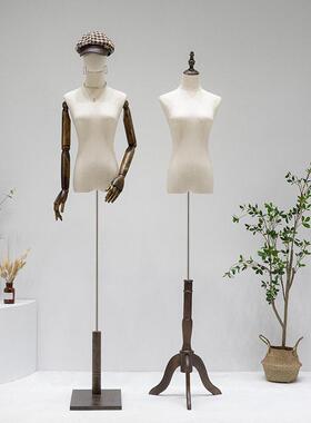服装店韩版模特道具女半身模特架子人台全身假人偶婚纱橱窗