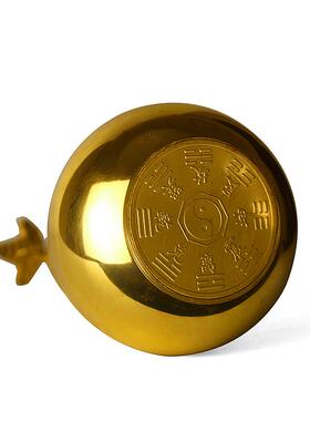 铜葫芦摆件开盖空心纯铜开口门对门八卦镂空家居客厅卧室装饰摆饰