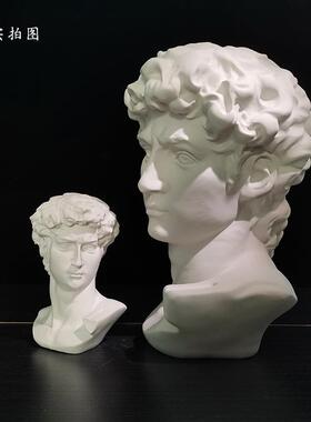 树脂小石膏像迷你人物模型摆件美术教具绘画素描头像人像雕塑石膏