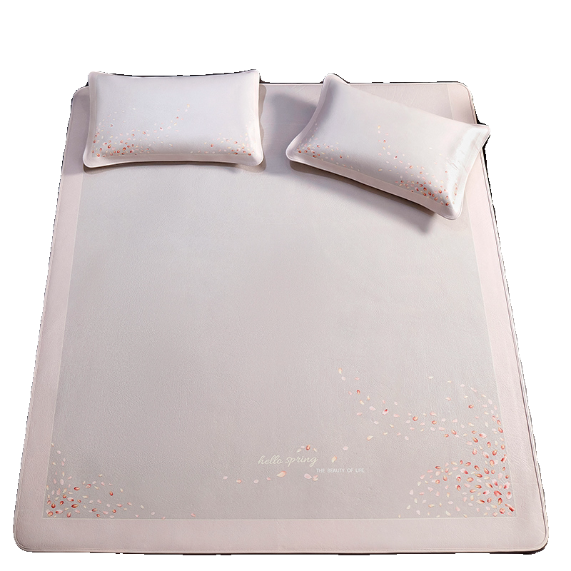 匠心天然头层水牛皮凉席1.8米真皮软席1.5彩色席子加厚床垫三件套 - 图3