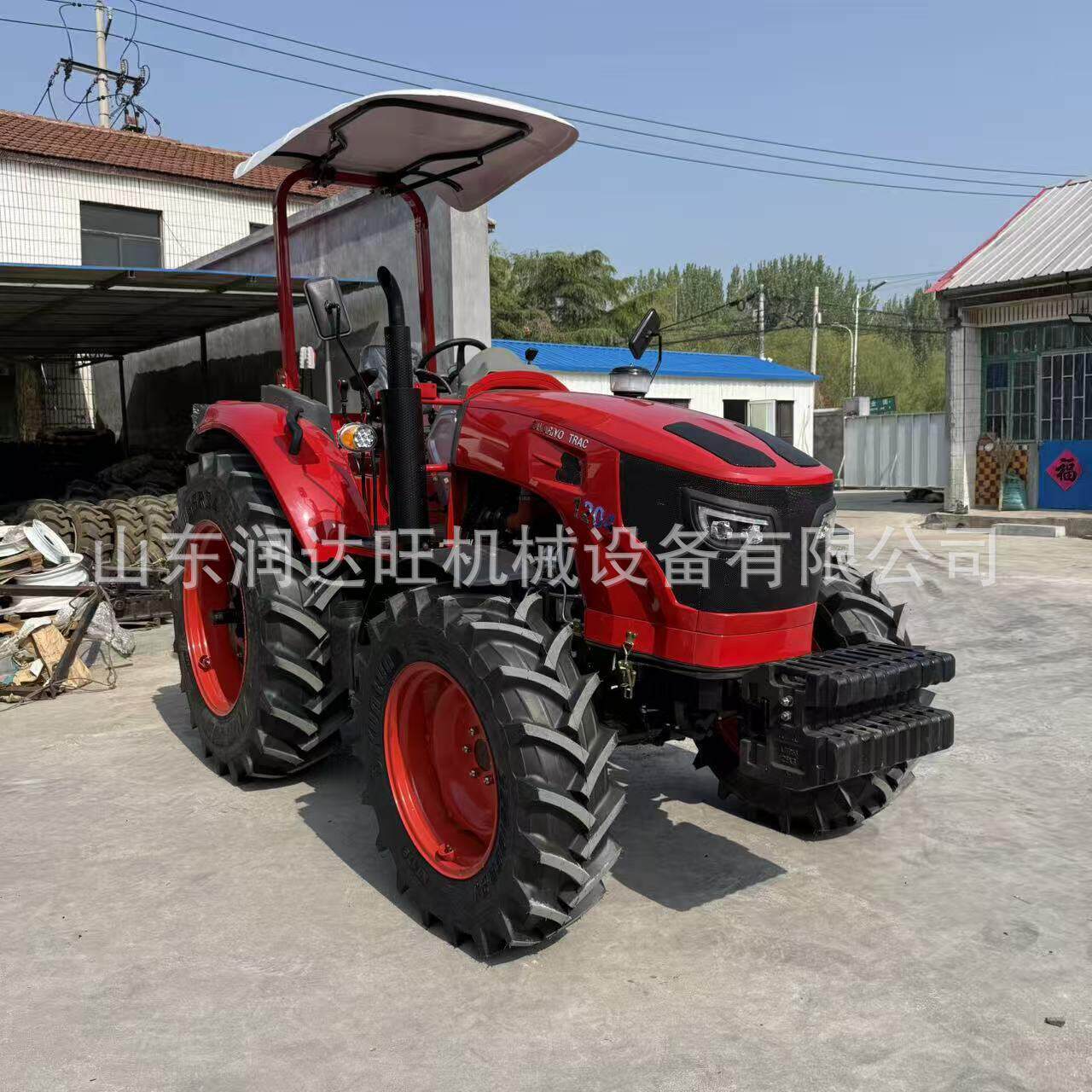 Agricultural orchard four-wheel drive 904 four-wheel four-wheel drive tractor high-horsepower rotary tiller 100-horsepower wheeled tractor