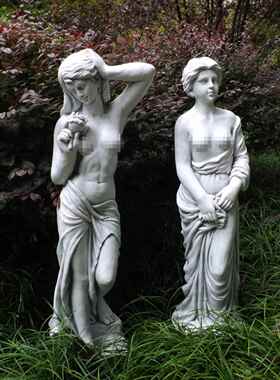 欧式人物雕塑家居客厅装饰品橱窗仕女小摆件洗澡美女摆设装修饰品