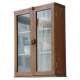 Yili solid wood kitchen wall hanging shelf desktop small storage cabinet cosmetic storage cabinet bedroom living room wall