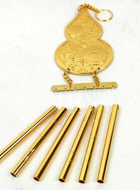 纯铜梵文葫芦风铃梵文大象风铃如意结排式风铃家居挂饰门饰