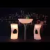 LED ngoài trời đồ nội thất phong cách đơn giản bàn cao bàn cà phê bàn ​​thanh kết hợp đầy màu sắc điều khiển từ xa bàn và đường kính ghế - Giải trí / Bar / KTV ghế quầy bar Giải trí / Bar / KTV