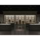 Cultural Museum showcase glass calligraphy and painting flat cabinet cultural relic display cabinet historical relic collection antique exhibition cabinet