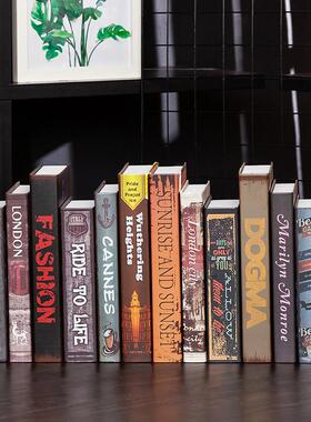 覆古怀旧假书工业风彷真书做旧装饰书创意摆设摄影摆设道具书摆件