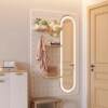 Hole board full-length mirror integrated home wall full-length mirror custom porch storage rack wall-mounted coat rack full-length mirror