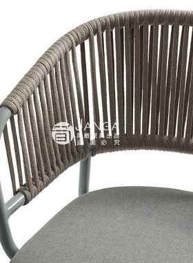 北欧户外藤椅三件套休闲家用创意设计师露台庭院阳台网红藤编桌椅