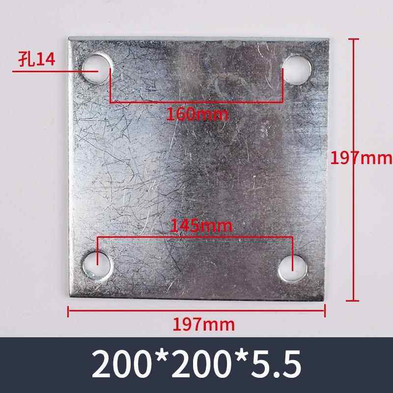 包邮镀锌圆孔预埋件钢板国标镀锌钢板焊接钢管底座幕墙工程钢结构,淘宝优惠券,粉丝福利购,淘宝优惠卷