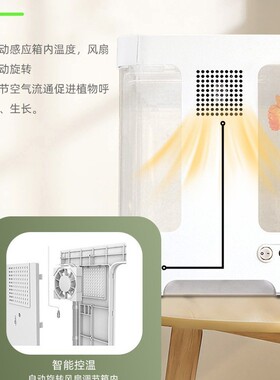 室内种植蔬菜水培盒子桌面种菜箱家庭智慧花盆农场