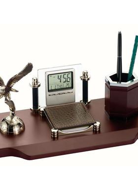 高档高档老板公室招现代创意桌面摆件文台房装饰工办书艺财礼品笔