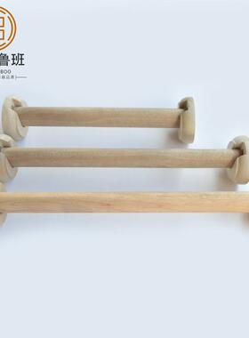 香樟木挂衣木杆家居衣柜配件实木