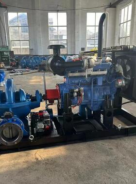 扬程柴油机水泵压便携移动农用灌溉鱼塘排水泵柴油机泵组