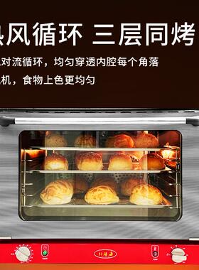 新穗海热风炉恒温商用不锈钢烤箱专业烘焙面包电焗炉大功率烤鸡炉