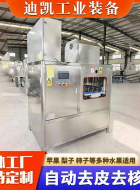 全自动商用速去去核设快备迪凯 山皮楂去皮去核机苹果 去核削皮机