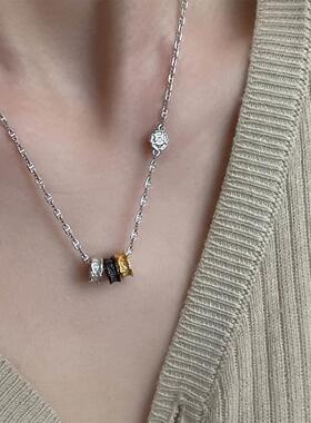 Tricolor Tang Grass Pattern Passepartout Flower Pig Nose Cha