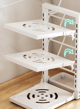 厨房置物架多层锅具收纳架台面备菜锅盖架下水槽橱柜分层锅架