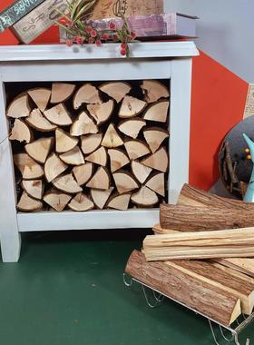 木柴装饰壁炉摆件客厅民宿原木木材橱窗陈列拍摄创意道具木头手工