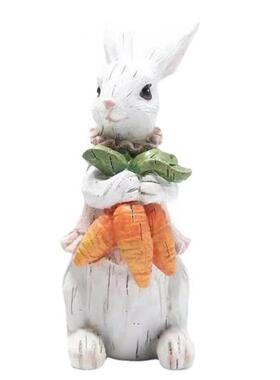 跨境复活节兔子孵蛋兔年装饰品摆件复活节兔兔可爱摆件设计家居