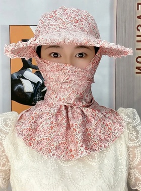 遮阳帽采茶木耳边防帽子下地帽子