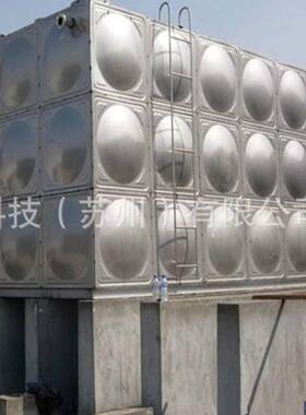 不锈钢生产生活水箱方形不锈钢楼顶屋顶水箱 不锈钢水箱5吨
