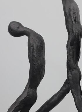 欧式轻板奢铸铁抽0972象人物摆书房客件厅卧室玄饰关样房办公室家