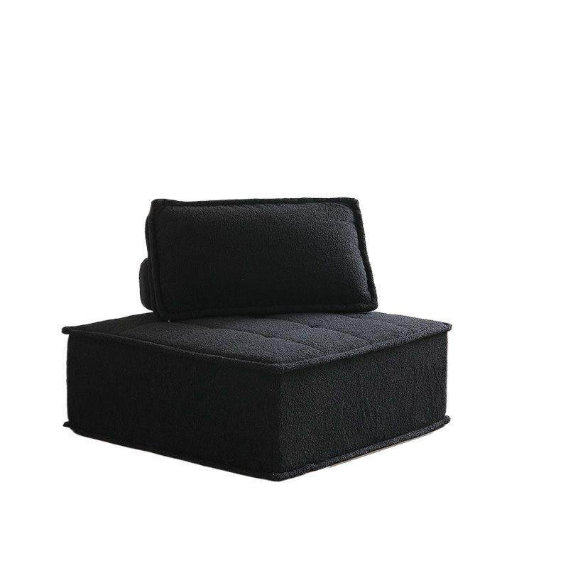 Internet celebrity tofu square straight small sofa combination single Italian minimalist small apartment living room fabric lazy sofa