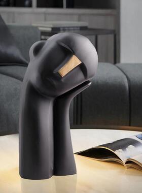 酒店软客壁厅服装店橱1012窗摆设品人物柜现代极简家居装饰品雕塑