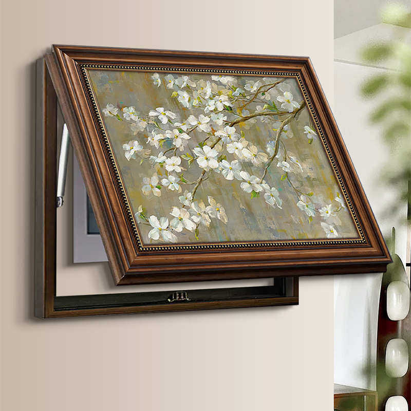 法式中古风客厅电表箱装饰画餐厅玄关复古配电箱可推拉电源盒挂画,淘宝优惠券,粉丝福利购,淘宝优惠卷