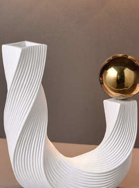 现代轻奢高档酒柜装饰品摆件客厅电视柜餐边柜书柜个性抽象艺术品