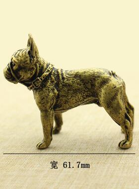 新款哈巴狗家居办公桌面小摆件茶宠镇纸笔架装饰小礼品