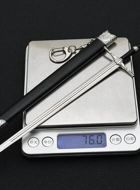 巫师3影视游戏周边全金属工艺品巫师新异兽钢剑摆件钥匙扣模型