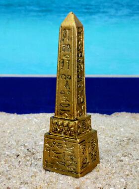 方尖石碑碑文碑文塔石塔埃及塔古埃及方碑心理沙盘 沙具 厂家直销