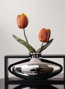 高档茶几装饰软酒柜家居饰品轻装客厅电视柜奢高级餐桌小众感摆件