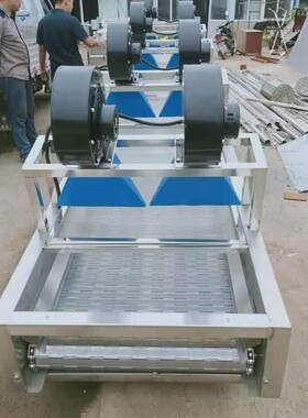 厂家供应黑水虻鲜虫清洗机链板式气泡清洗机304不锈钢蒸煮设备