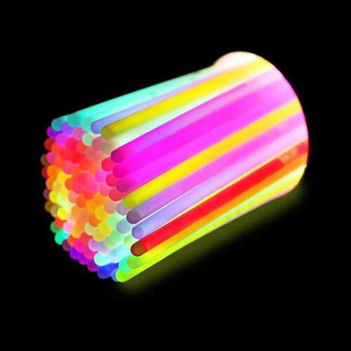 200pcs Glow Sticks Bracelets Necklaces Halloween decoration - 图1
