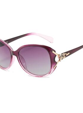 8842狐狸头偏光太阳镜女防紫外线墨镜潮网红款圆脸眼镜大脸显瘦