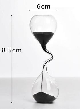 创意艺术沙漏装饰摆件计时器个性家居客厅书柜桌面送男友生日礼物