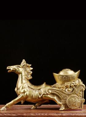 装饰马，黄铜马锭，铜马车，铜马锭，铜器，中国入口，唐马饰品