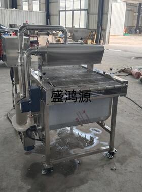 全自动威化饼干双面巧克力淋浆涂层机糕点巧克力脆皮加工设备