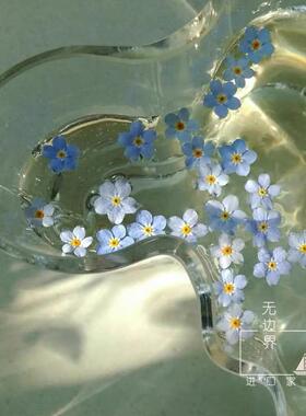 湖泊花瓶芬兰传奇湖泊手工吹制玻璃干花简约创意餐桌客厅鲜花花瓶