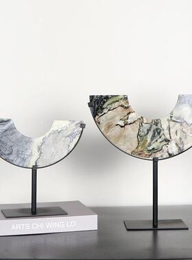 样柜板间书柜装NLG饰摆件售楼处展架柜新中式博古茶室茶房软书装