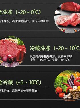 四门冰箱商用冷藏冷冻六门保鲜柜速冻柜工作台冰柜立式大容量