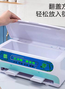 筷子消毒机商用餐厅饭馆智能防尘小型餐具收纳消毒柜消毒盒笼架器