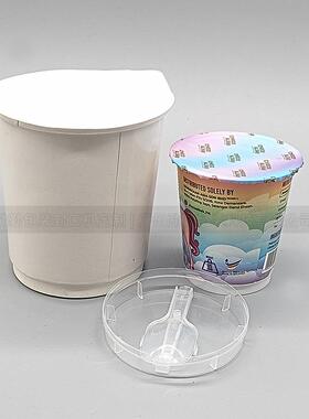 定制PLA淋膜纸杯子封口机铝箔片膜灌装封杯机塑料杯封膜机全自动