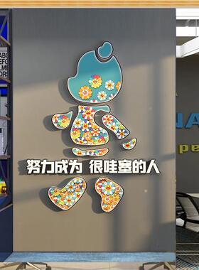 网红办公室墙面装饰贴画企业文化休闲息区高级感氛围布置励志标语